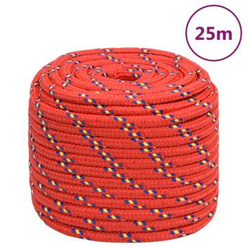  Boat Rope Red 16 mm 25 m Polypropylene