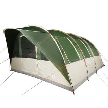  Camping Tent Tunnel 5-Person Green Waterproof