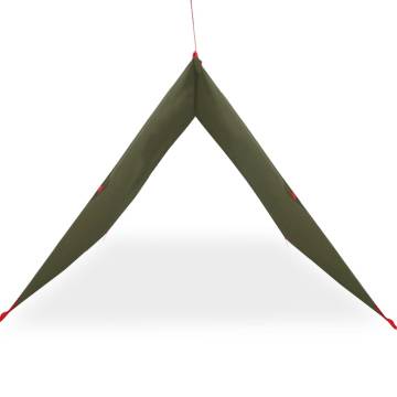  Camping Tarp Olive Green 406x306 cm Waterproof