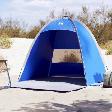  Beach Tent 3-Person Azure Blue Waterproof