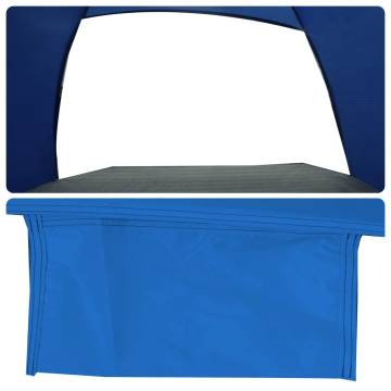  Beach Tent 3-Person Azure Blue Waterproof