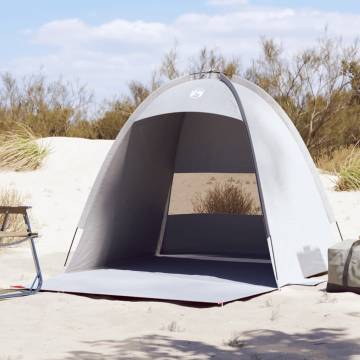  Beach Tent 3-Person Grey Waterproof