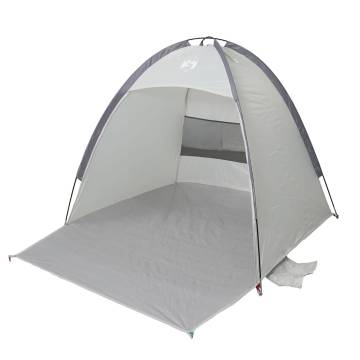  Beach Tent 3-Person Grey Waterproof