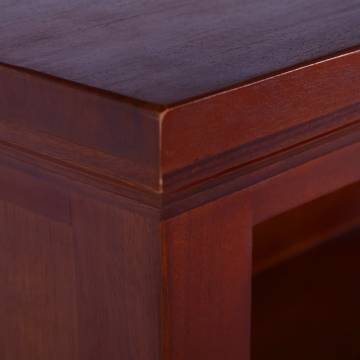  Side Cabinet Classical Brown 60x30x75 cm Solid Mahogany Wood