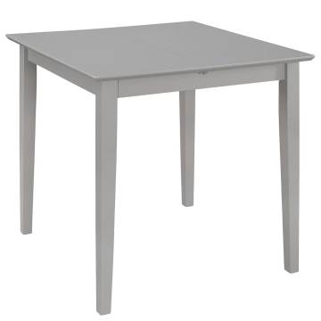 Extendable Dining Table Grey (80-120)x80x74 cm MDF