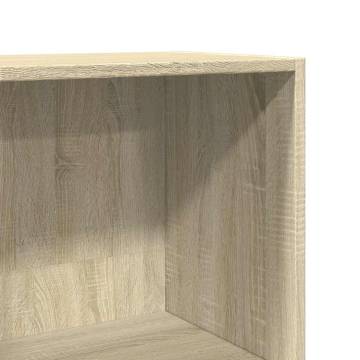  Bookcase Sonoma Oak 60x30x114 cm Engineered Wood