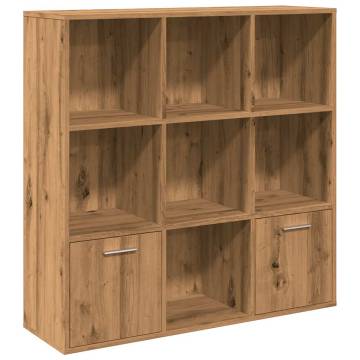  Book Cabinet Artisan Oak 98x29x97.5 cm Engineered Wood