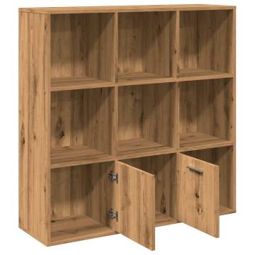  Book Cabinet Artisan Oak 98x29x97.5 cm Engineered Wood