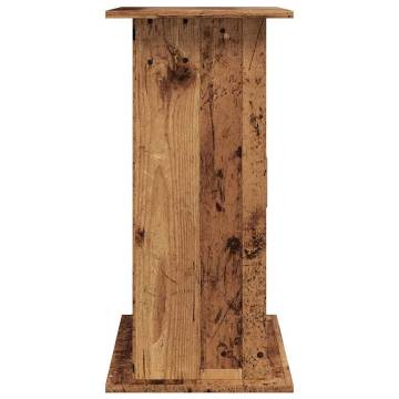  Aquarium Stand Old Wood 81x36x73 cm Engineered Wood