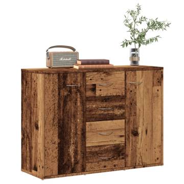  Sideboard Old Wood 88x30x64 cm Engineered Wood