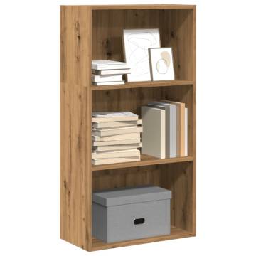  Bookcase Artisian Oak 60x30x114 cm Engineered Wood