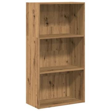  Bookcase Artisian Oak 60x30x114 cm Engineered Wood