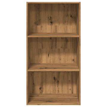  Bookcase Artisian Oak 60x30x114 cm Engineered Wood