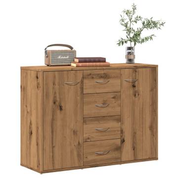  Sideboard Artisan Oak 88x30x64 cm Engineered Wood