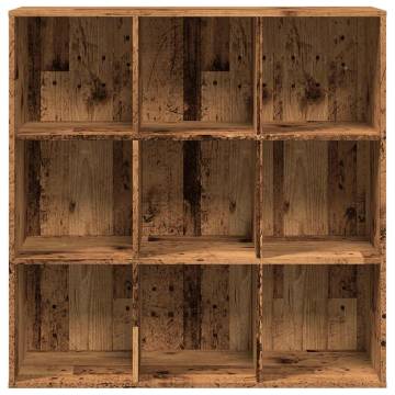  Book Cabinet Old Wood 98x29x97.5 cm