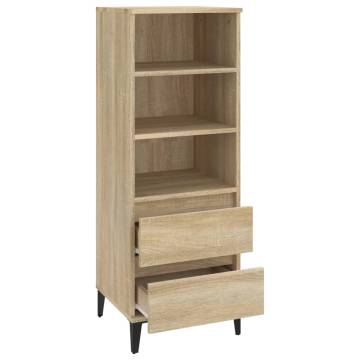 Highboard Sonoma Oak 40x36x110 cm Engineered Wood