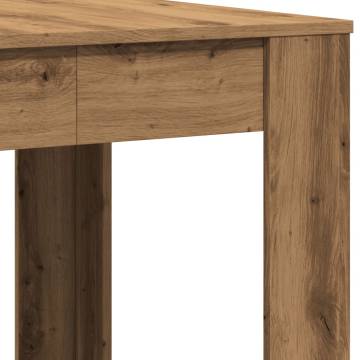  Dining Table Artisan Oak 140x74.5x76 cm Engineered Wood