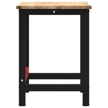  Workbench 100x60x81.5 cm Solid Wood Oak