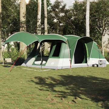  Camping Tent Tunnel 5-Person Green Waterproof