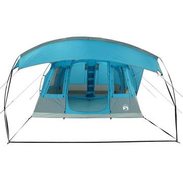  Camping Tent Tunnel 5-Person Blue Waterproof