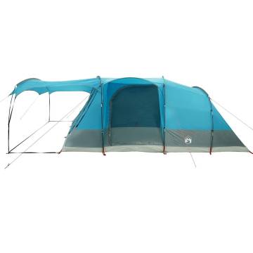  Camping Tent Tunnel 5-Person Blue Waterproof