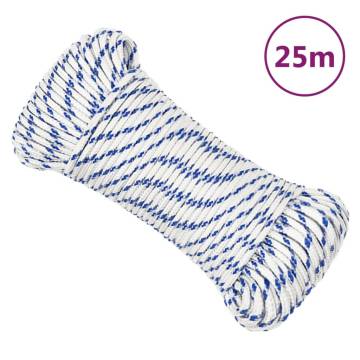  Boat Rope White 5 mm 25 m Polypropylene