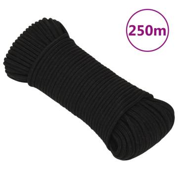  Work Rope Black 5 mm 250 m Polyester