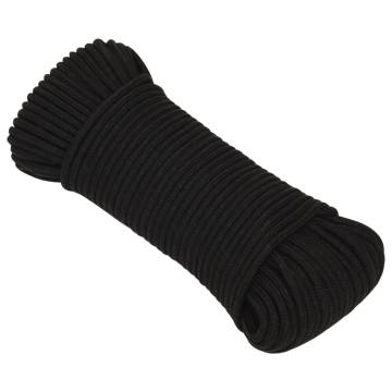  Work Rope Black 5 mm 250 m Polyester