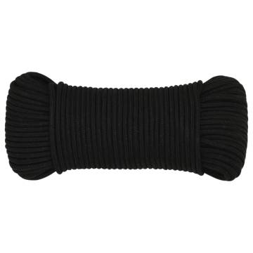  Work Rope Black 5 mm 250 m Polyester