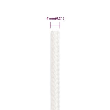  Boat Rope Full White 4 mm 25 m Polypropylene