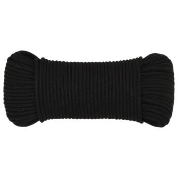  Work Rope Black 3 mm 250 m Polyester