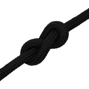  Work Rope Black 20 mm 100 m Polyester