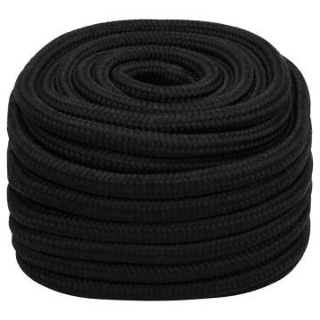  Work Rope Black 25 mm 25 m Polyester