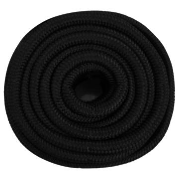  Work Rope Black 25 mm 25 m Polyester