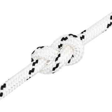  Braided Boat Rope White 20 mmx100 m Polyester