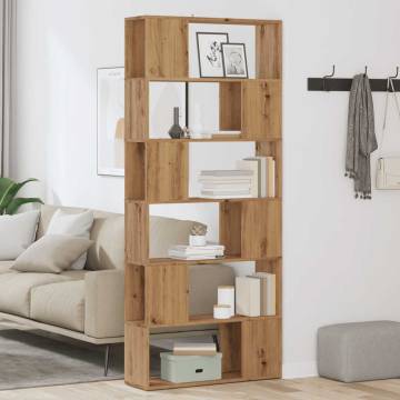  Book CabinetRoom Divider Artisian Oak 80x24x186 cm