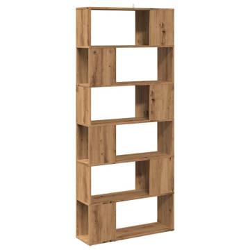  Book CabinetRoom Divider Artisian Oak 80x24x186 cm