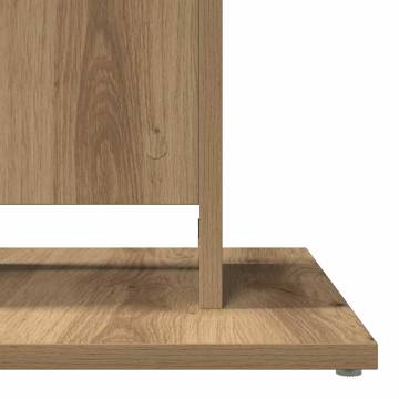  Bistro Table Artisan Oak 60x60x75 cm Engineered Wood