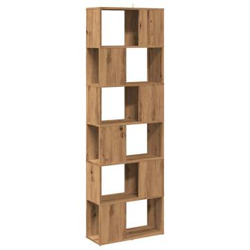  Book CabinetRoom Divider Artisian Oak 60x24x186 cm