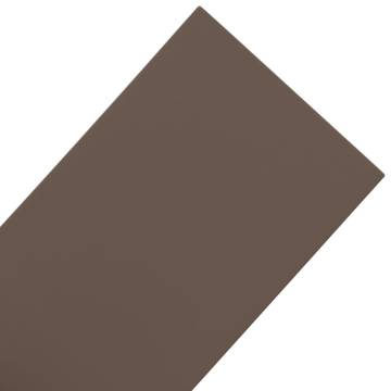 Garden Edgings 3 pcs Brown 10 m 20 cm Polyethylene