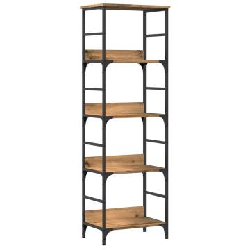  Bookshelf Artisan Oak 50x33x153 cm Engineered Wood