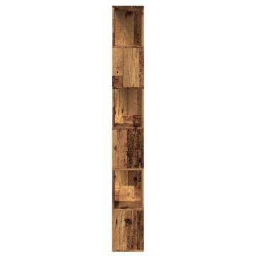  Book CabinetRoom Divider Old Wood 80x24x186 cm