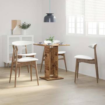  Bistro Table Old Wood 60x60x75 cm Engineered Wood