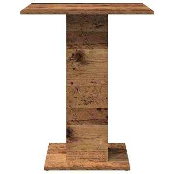  Bistro Table Old Wood 60x60x75 cm Engineered Wood