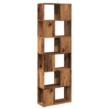  Book CabinetRoom Divider Old Wood 60x24x186 cm