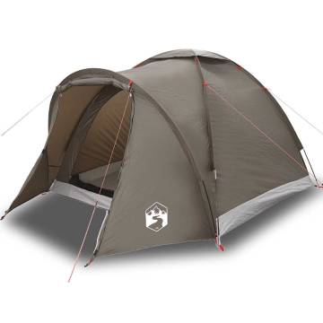  Fishing Tent 2-Person Brown Waterproof