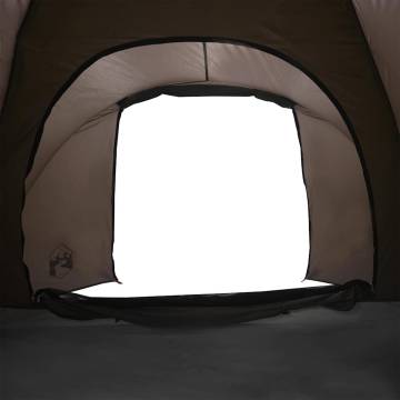  Fishing Tent 2-Person Brown Waterproof