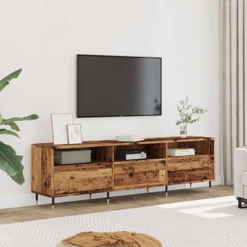  TV Cabinet Old Wood 150x30x44.5 cm Engineered Wood