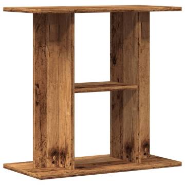  Aquarium Stand Old Wood 60x30x60 cm Engineered Wood