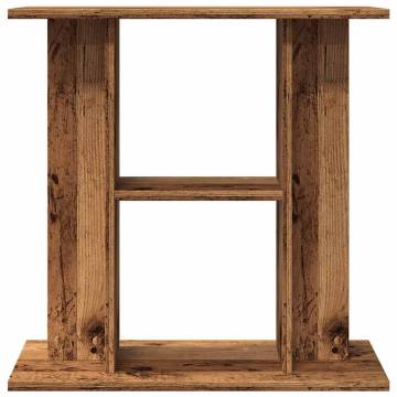  Aquarium Stand Old Wood 60x30x60 cm Engineered Wood